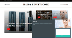 Desktop Screenshot of hairscope.co.za